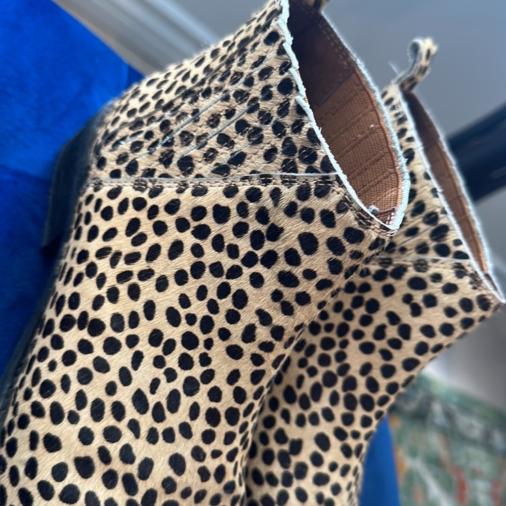 Urge calf hair leopard boots - Picture 5 of 6